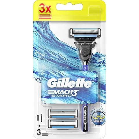Gillette Mach3 Start Maquinilla de Afeitar Hombre + 3 Cuchillas de Recambio Cover
