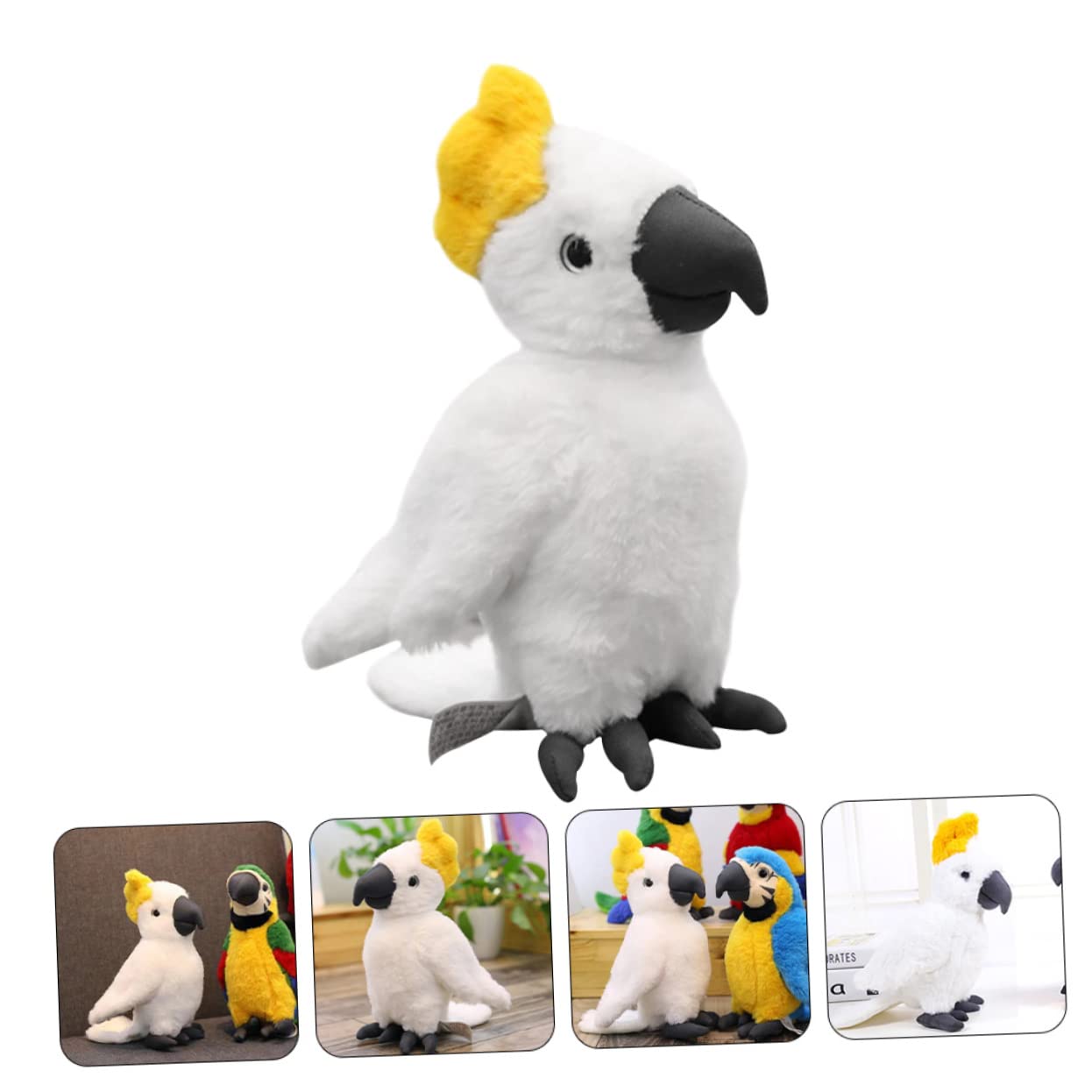 Amazon.co.jp: Toyvian オウム ぬいぐるみのおもちゃ ぬいぐるみ