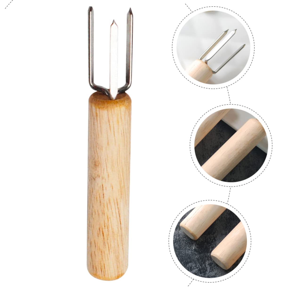 24pezzi Forchette Professionali Per Inossidabile Utensili Per Bbq Picnic e Facili Trasportare Design Per