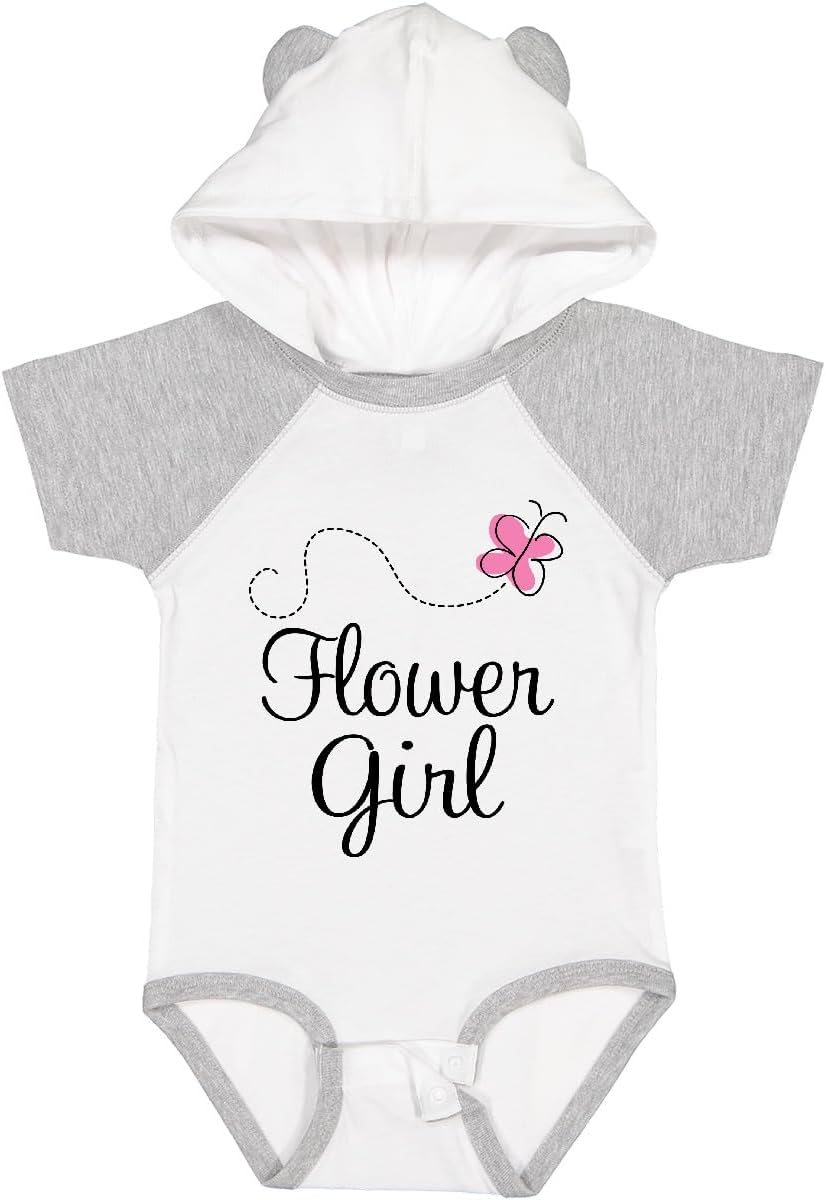 inktastic Flower Girl Wedding Butterfly Baby Bodysuit