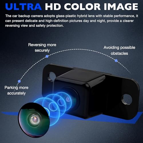 Image of Backup Camera Compatible with 2007, 2008 Chevy Avalanche Base LT LS LTZ and Cadillac Escalade EXT, Replace 15862575 15173618, Safety Reversing Parking Rear View Back Up Camera