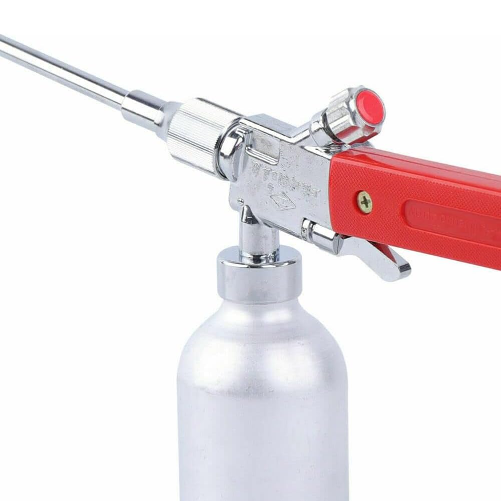Metal Polvo Pulverizador Soplete De Soldadura QH-1/h Oxígeno Acetileno Llama Pistola De Soldadura Llama Soldador Herramientas De Corte 430mm Con 3 Boquillas De Soldadura