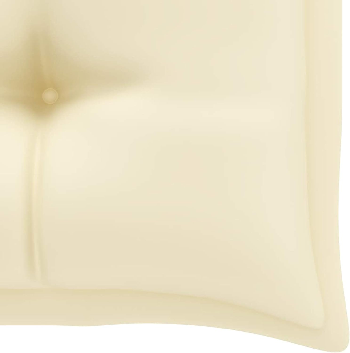 Tidyard Garden Bench Cushion, Water-Resistant Oxford Fabric with Non-Slip Feet, 19.7 x 39.4 x 2.8 Inches, Cream White for Outdoor and Indoor Use