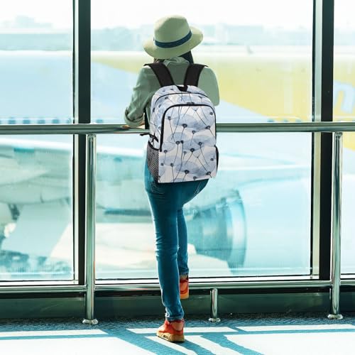 AIXIWAWA Lightweight Hiking Backpack Clear Floral Print, Foldable Waterproof Daypack for Camping Travel3