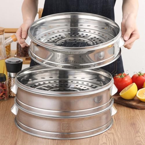The Kitchen Tool - Bandeja de vapor de acero inoxidable 304 multiusos para todas tus necesidades de cocina (vaporizador de 20 cm)