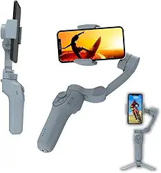 NovaVida, Estabilizador Gimbal de Celular Profissional L7Cpro com 3 Eixos Dobráveis