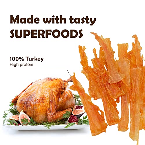 Afreschi Turkey Tendon for Canines, Canine Treats for Basic Sequence, All Pure Human Grade Canine Deal with, Appropriate for Coaching chew, Ingredient Sourced from USA, Rawhide Various, Flake Afreschi Turkey Tendon for Canines, Canine Treats for Basic Sequence, All Pure Human Grade Canine Deal with, Appropriate for Coaching chew, Ingredient Sourced from USA, Rawhide Various, Flake