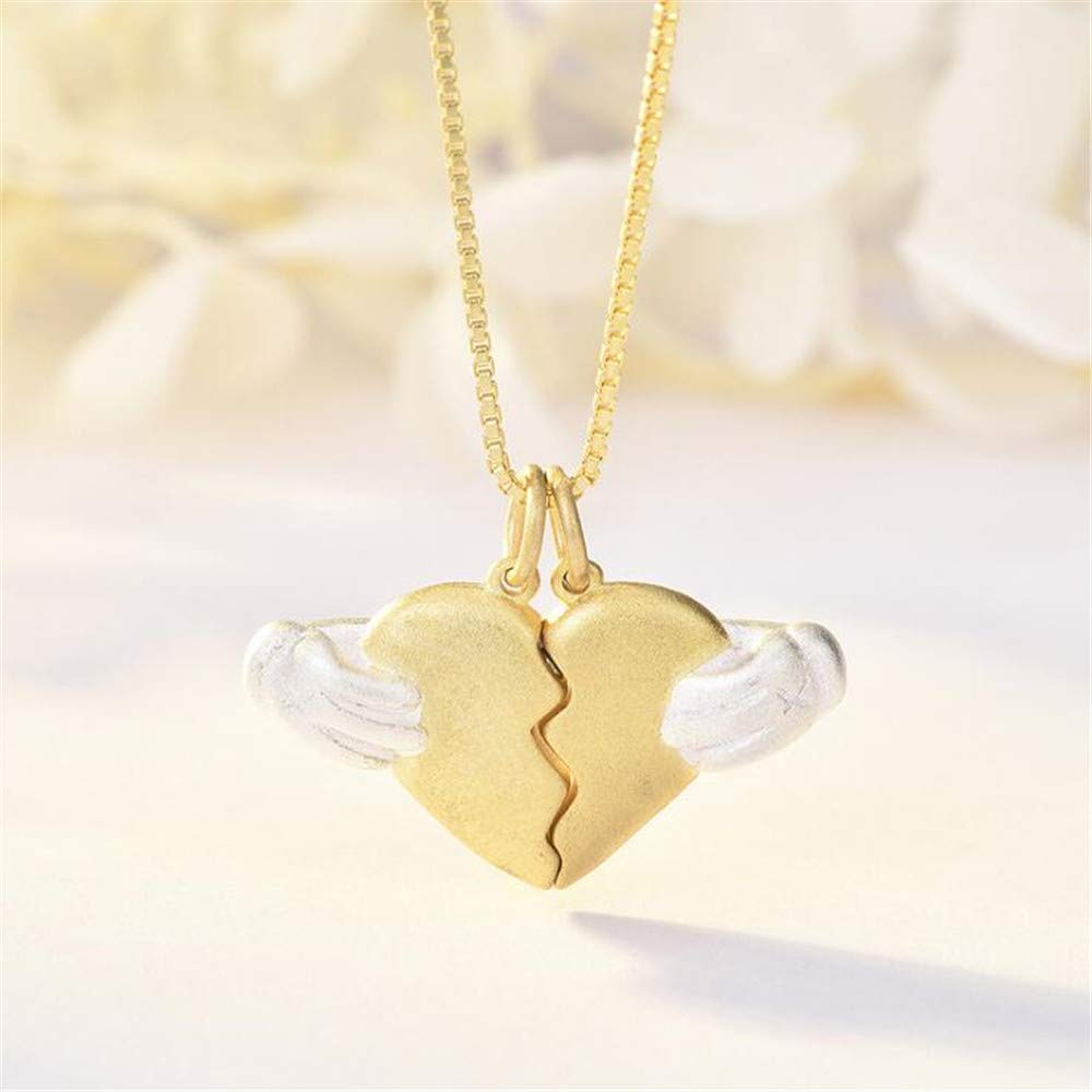 Pareja Fresca Personalidad Mate imán Collar Colgante Collar del Banquete de Boda joyería de Navidad para Mujeres Girls50CM