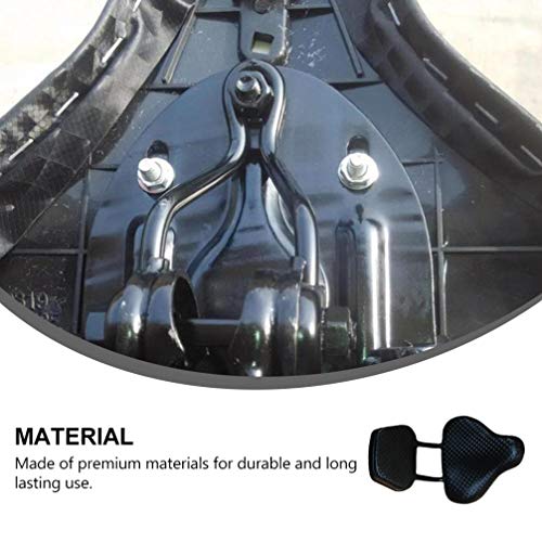 BESPORTBLE Encosto Do Assento Da Bicicleta Sela de Couro Acolchoada À Prova D' Água Da Bicicleta Se