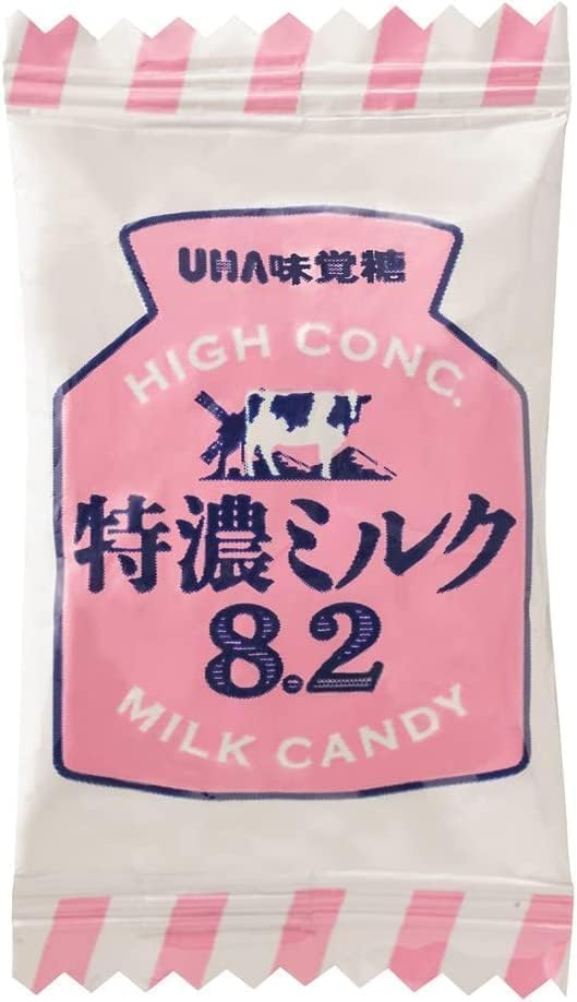 □UHA味覚糖 特濃ミルク 8.2 約2kg 大容量 ビックサイズ ビッグシェアパック 北海道産 業務用 個包装 小袋 詰め合わせ