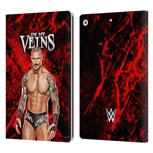 Head Case Designs Officially Licensed WWE in My Veins Randy Orton Leather Book Wallet Case Cover Compatible with Apple iPad 10.2 2019/2020/2021