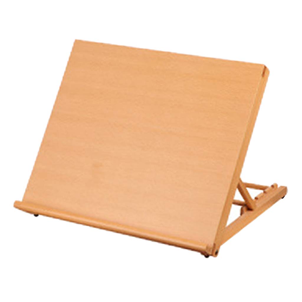 Harilla Art Planche à Dessin Portable réglable en Bois de hêtre Planche à Croquis-Bois Bureau Table chevalet pour Dessiner sur Place, en Classe, ou au, 30x27x22cm