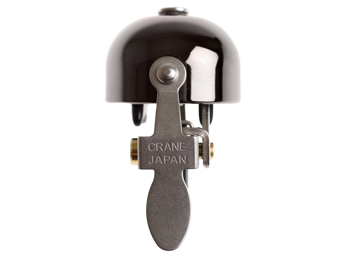 Sonnette Vélo - E-Ne Clamp - Band Mount - Neo Black - Crane Bell