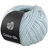 Vielseitig für stilvolle Designs: Mit einer Lauflänge von 140 Metern pro 50g-Knäuel eignet sich Cotton Silk besonders für exklusive Strick- und Häkelprojekte wie Pullover, Jacken oder dekorative Wohnaccessoires, die eine elegante und hochwertige Ausstrahlung haben.