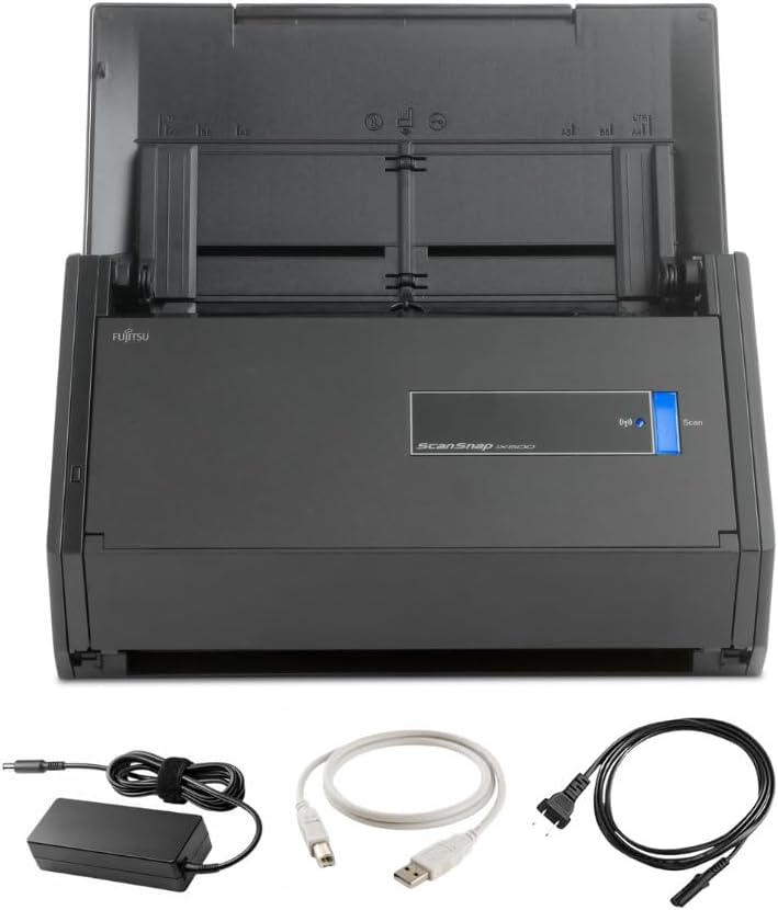 Fujitsu PA03656-B005 Image Scanner ScanSnap iX500 (Renewed)