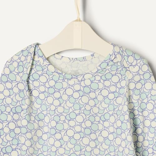 Amazon Essentials x Sofia Grainge Unisex Babies' Long Sleeve Crew Neck Bodysuit, Pack of 3, Rabbits/Round Trees/Stripe, 3-6 Months - image 4