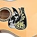 XIUOYN 1pc Acoustic Folk Guitar Pickguard Adhesive Anti-Scratch Sticker Guitar Shell Guard Plate Guitar Pick Guard Sticker