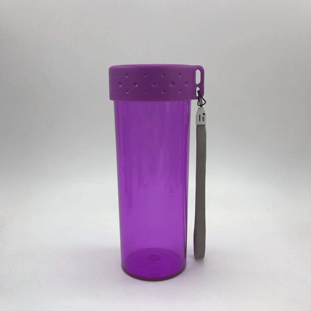 Bottiglia d'acqua in plastica smerigliata di grande capacità da 700 ml per sport all'aria aperta, semplice tazza portatile per studenti maschi e femmine, colore: nero (colore: nero)