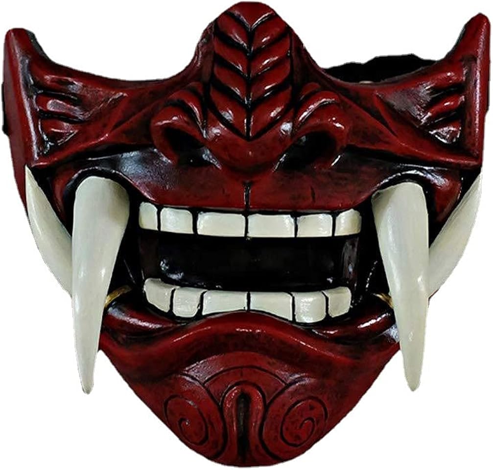 Demon Prajna Samurai Mask Devil Grimace Ghost of Tsushima Hannya