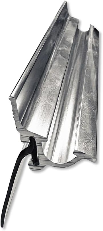 Clear Vinyl Framed Shower Door Drip Sweep Wipe Seal Angled 36" Long | Angled T Drip Clear Vinyl Seal Strip| Made in USA