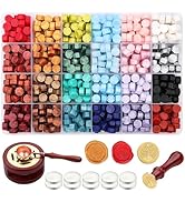 Dsaren 604Pcs Siegelwachs Sterne Wachssiegel Set Vintage Stempel Perlen Siegel Siegellack Perlen ...