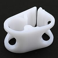 Vista 5 de Abrazadera de manguera de control de flujo, 4 abrazaderas de manguera de cierre OD de tubo de 1/4"-1/2", abrazadera de tubo de plástico ajustable