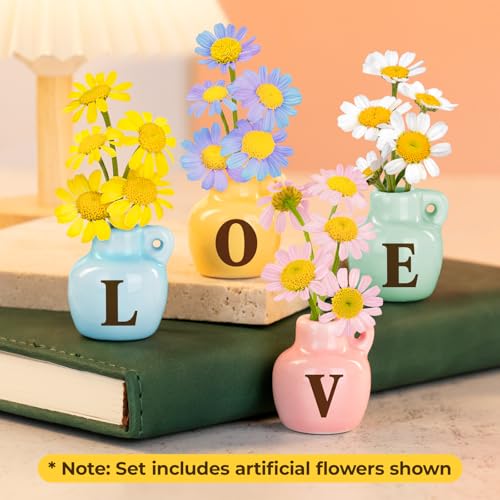 Imanes Decorativos Mini Jarrón Leebbsin 4 Piezas miniatura 7