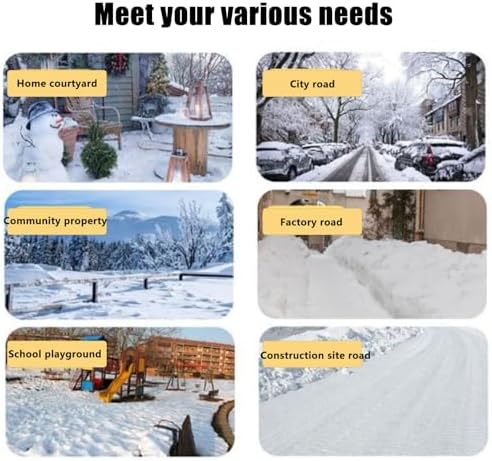 Cordless Snow Shovel and Blower with Battery, 15cm/5.9in Handheld Electric Snow Thrower, Perfect for Driveway, Patio, Deck Clearing – Includes 1 Battery