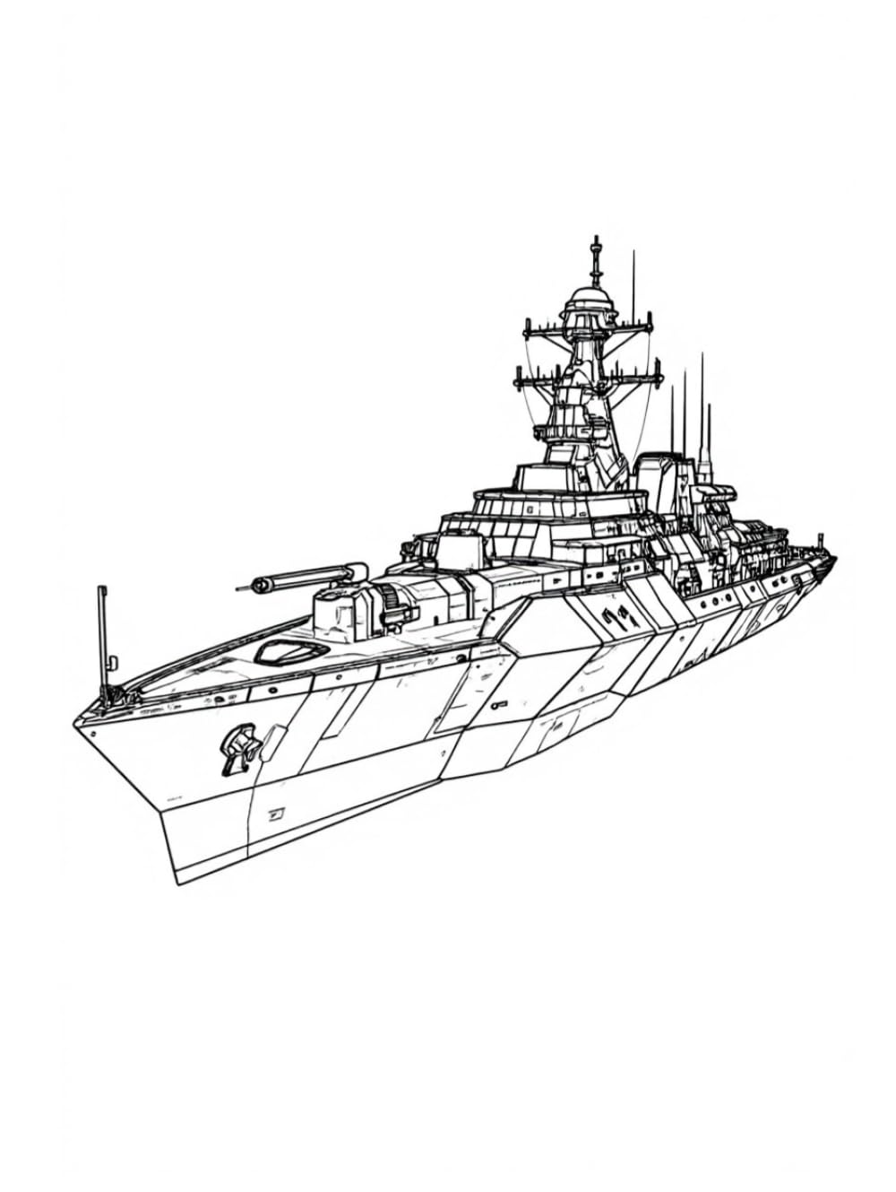 Coloriage bateaux complexes et impossibles pour stimuler la concentration