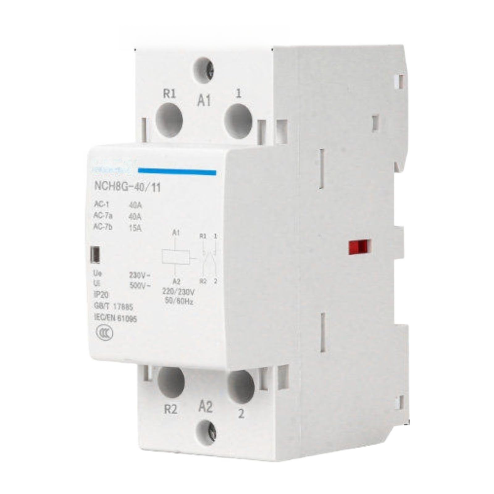 40A 220v Contactor abierto y cerrado
