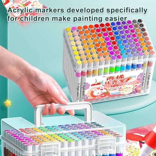 Feutres acryliques coloriage loisirs créatifs imperméables