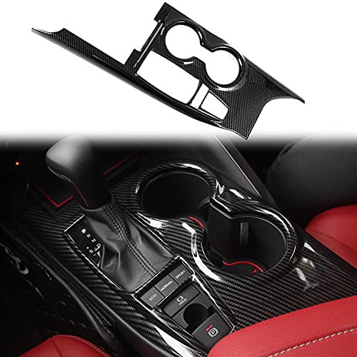 Rifoda for 2018 2019 2020 2021 2022 Toyota Camry ABS Accessories Center Console Gear Shift Panel Cover Fit for Carmy LE SE TRD SE-Nightshade Editon Interior Trims Carbon Fibre
