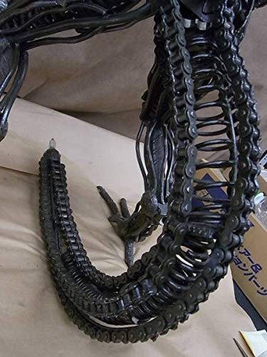 Amazon.co.jp: リサイクル メタルアート 異星生命体 エイリアン風 