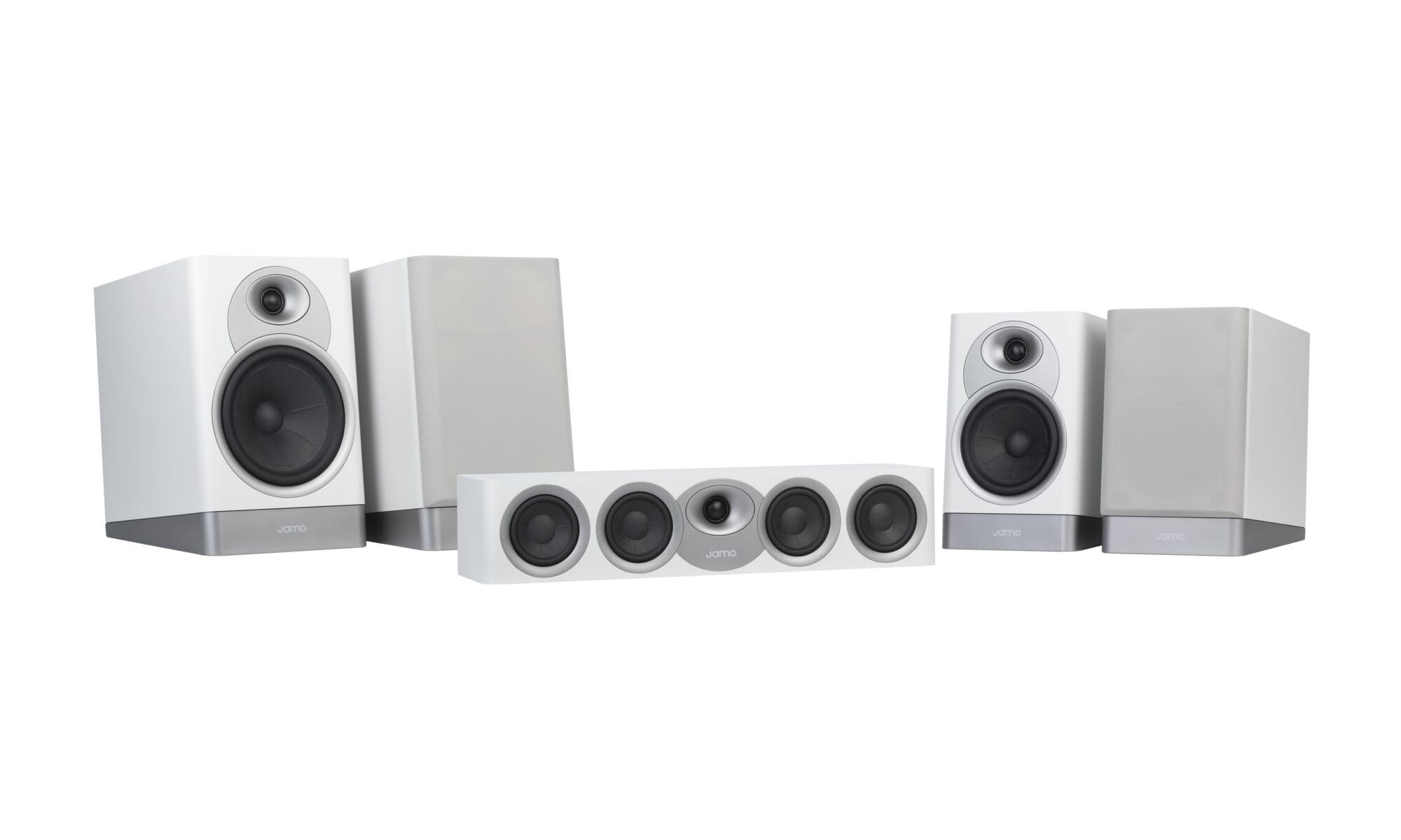 Jamo S7-17B Pair of Bookshelf Speakers Grey Cloud Głośnik z półką niskotonową para 17 cm szary