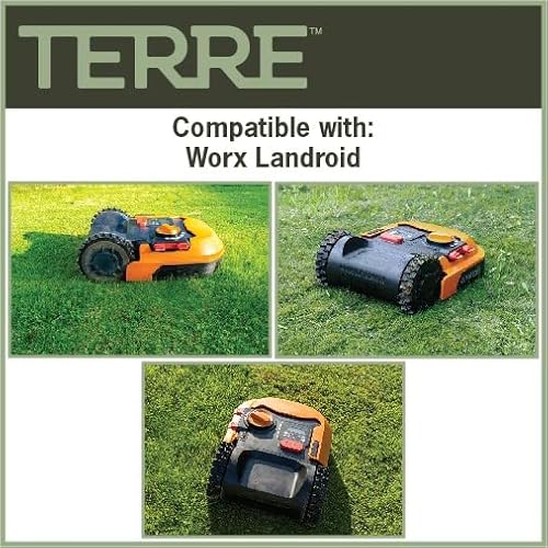 Terre Products, pacote com 30, lâminas de substituição para cortador de grama robótico, compatível c