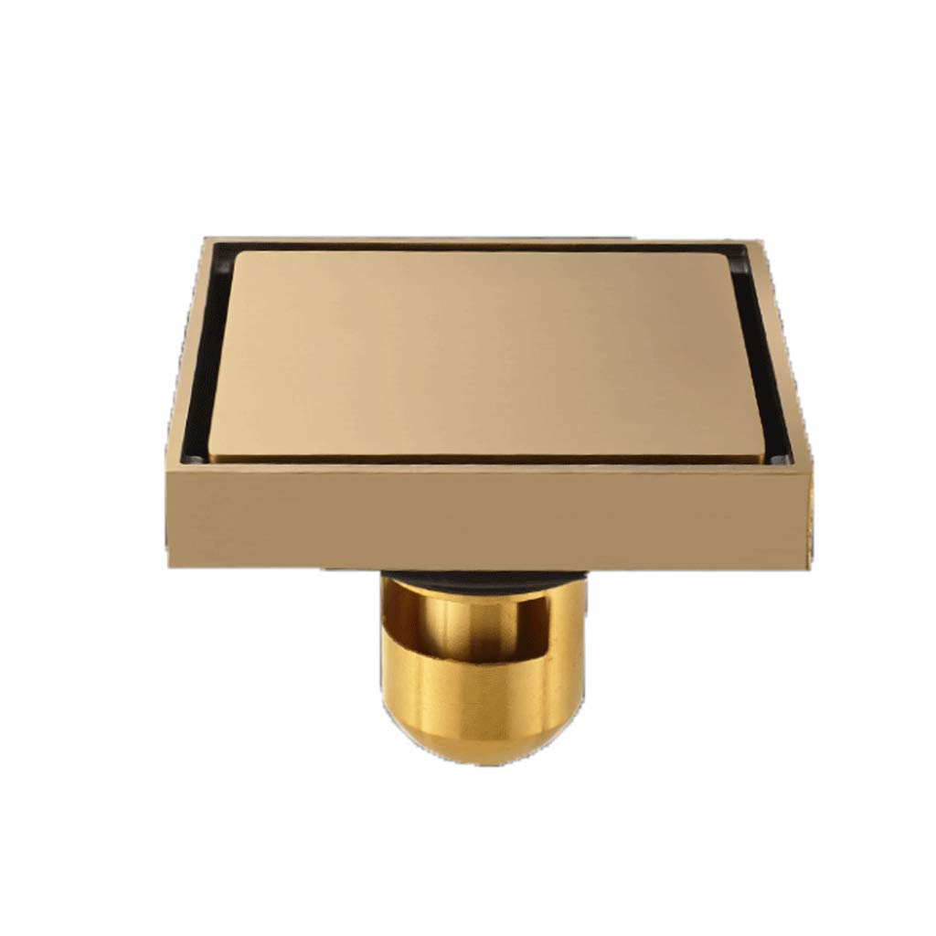 Sumidero de Suelo de Cobre Sumidero de Suelo de baño para Tubo de 50/75 mm, Cobre,