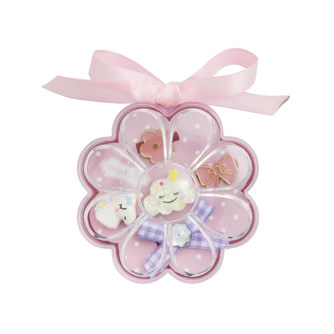 Mud Pie Kids' Flower Ring Set