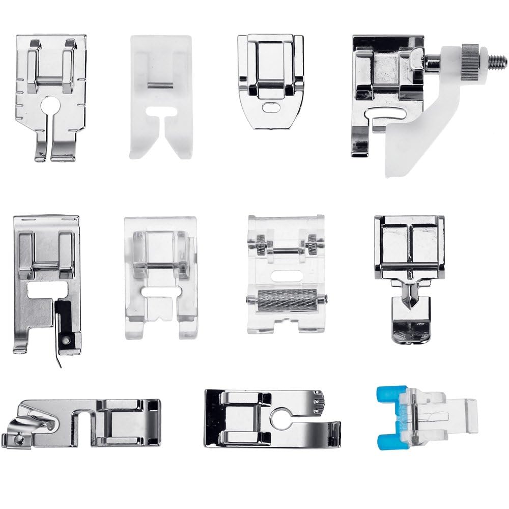 Faburo Prensatelas Maquina Coser 11 Pcs, Costura Accesorios