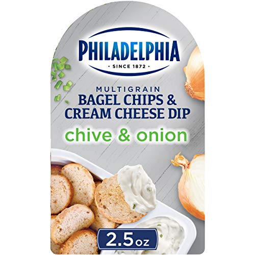 Philadelphia Multigrain Bagel Chips & Chive & Onion Cream Cheese