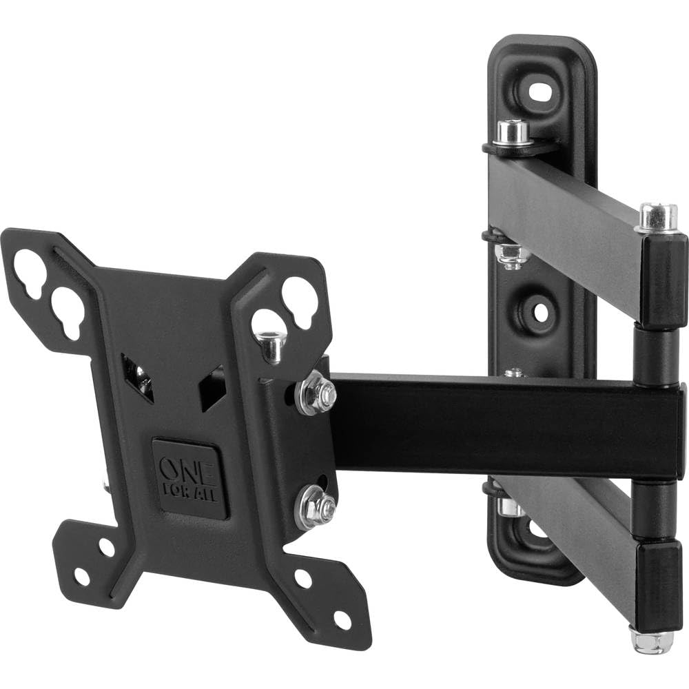One For All WM 2151 TV wall mount silver retractable tiltable rota...