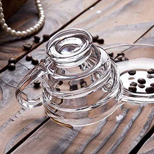 Image of Premium Glass Tea & Coffee Cups Set of 6, 210 ML Transparent Glass Mug with Handle for Coffee,Green Tea, Hot & Cold Beverages, Stylish Clear Drinking Cups for Home Kitchen Cafe (CTZ - 27)