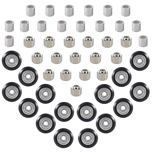 SeekLiny 48 PCS 3D Printer POM Pulley Wheel Set with Pulley Bearing...