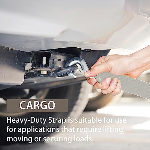 Image of Polyester Webbing Strap 16+Colors - 1 inch&1.5 inch&1.9 inch - 16.5 25 33 55 Yards Heavy Duty Webbing Roll, Flat Webbing Strap for Indoor&Outdoor Gear, Climbing, DIY Crafting, Repairing