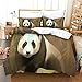 Kołdra z nadrukiem 3D zestawy poszewek na kołdrę gigantyczna panda zestaw poszewek na kołdrę z poszewką na poduszkę wysokiej jakości zestawy pościeli kolekcja podwójne (200 x 200 cm)