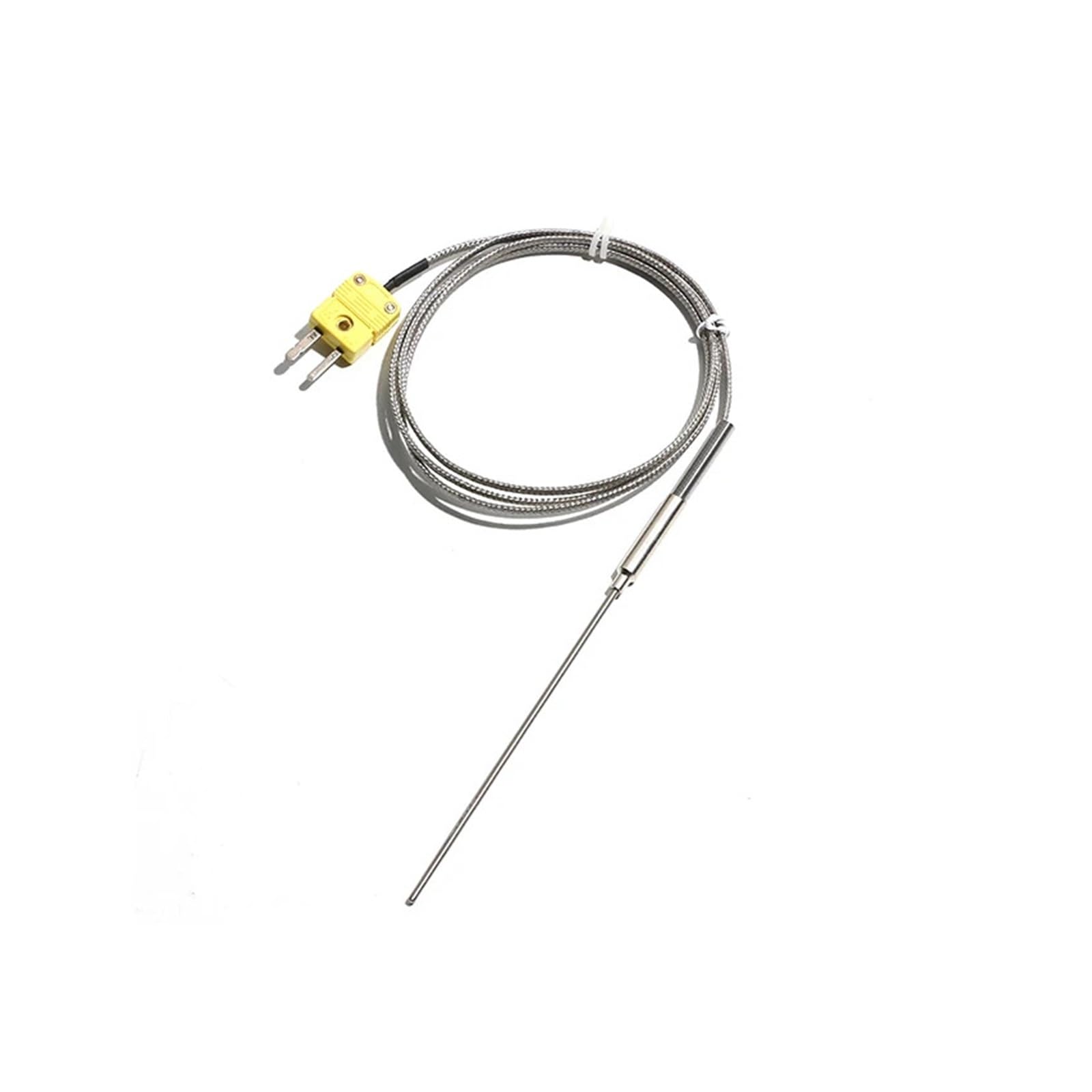 Termopar blindado tipo K - 3meter, sonda SUS304, enchufe integrado, antiinterferencias (1 unidad)