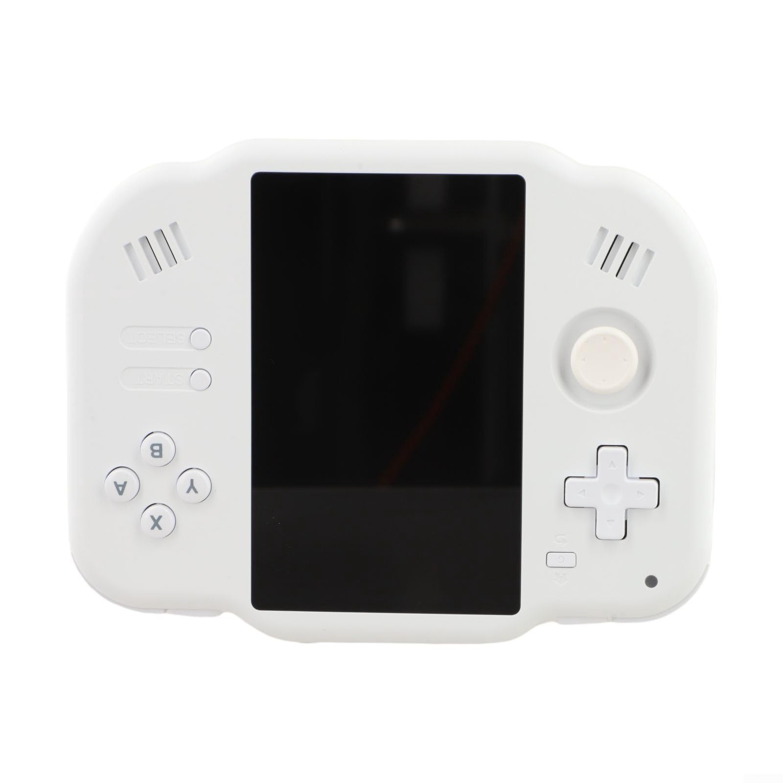 Mini 40 dispositivo di gioco portatile con touch screen da 4,0 pollici, supporto emulatore retrò, per doppio sistema, scheda TF da 2 GB e 64 G (bianco)