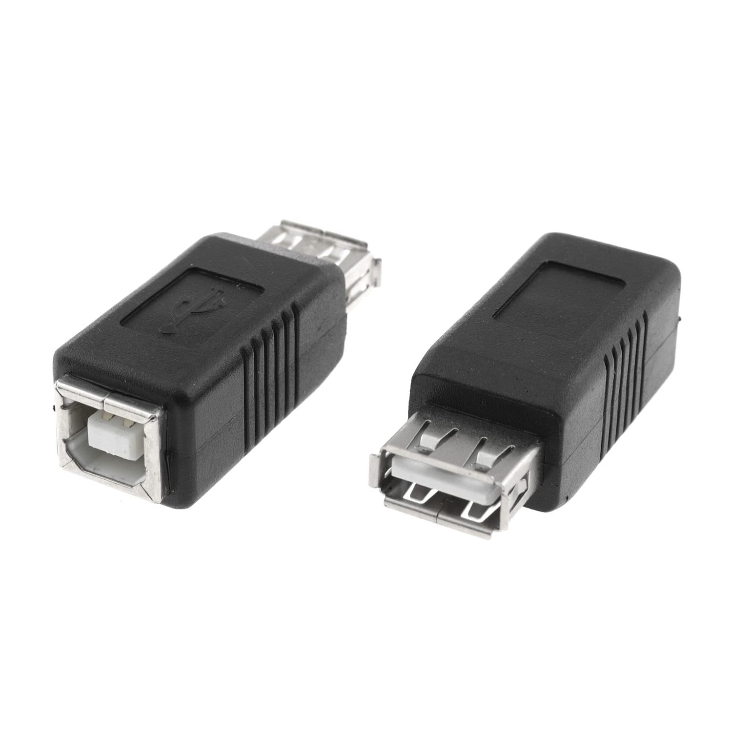 DGZZI USB 2.0 AF/BM Adapter 2PCS USB 2.0 A Female to USB B Print Female Adapter Converter, Type A Female to USB B Print Female Adapter Connector, USB AF/BM Adapter