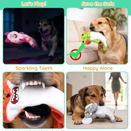 LECHONG set 5 juguetes mordibles para perros miniatura 6