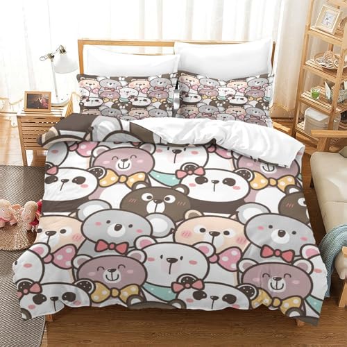 Housse de couette microfibre hypoallergénique ultra douce et résistante avec zip - 3