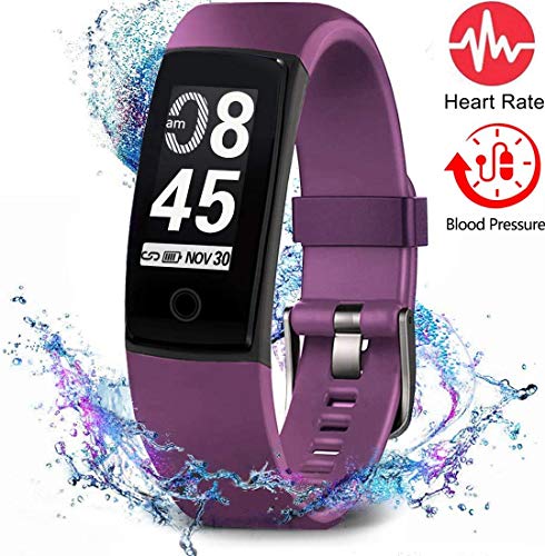 MorePro Fitness Tracker Waterproof Activity Tracker with Heart Rate Blood Pressure Monitor, Color